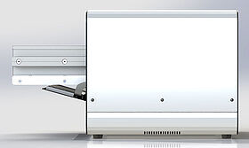 SITEC UV-C Slide — customer side, item dispensed
